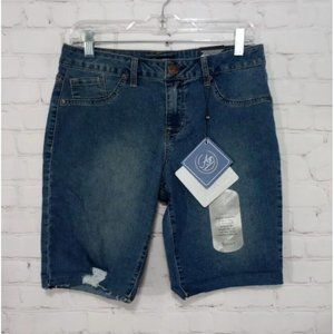A3 Denim Bermuda Jean Shorts Women's Size 10 New